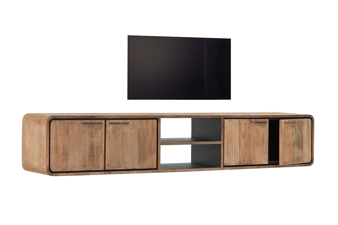 TV-Board hängend Evo Teak B 225 cm