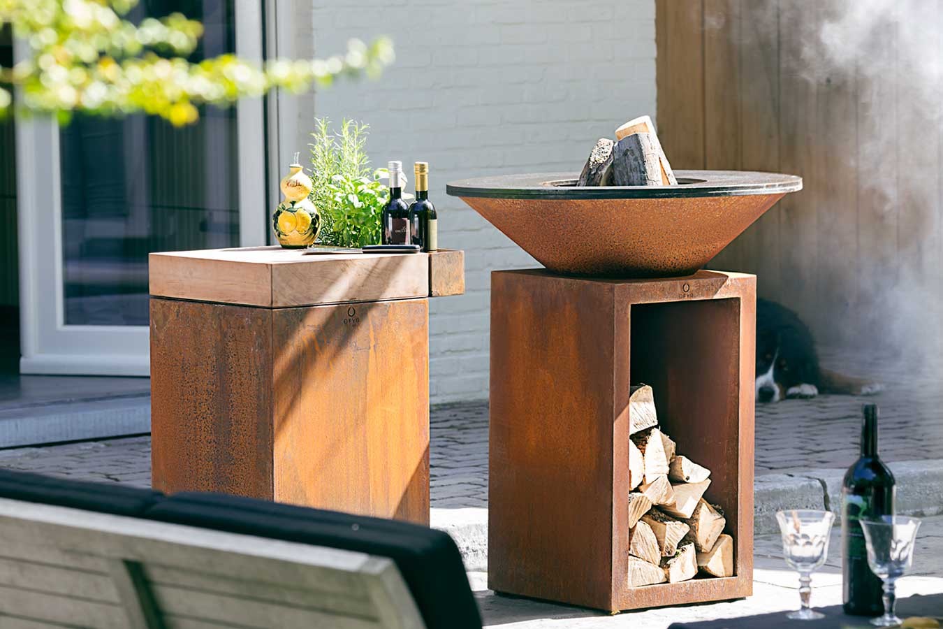 Ofyr Grill Classic Storage Corten 85 cm