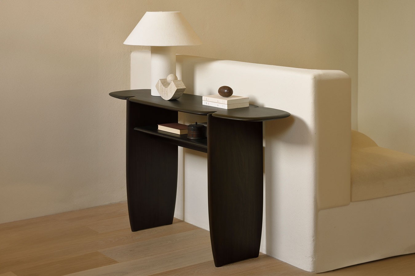 Konsole PI Mahagoni dunkelbraun B 130 cm