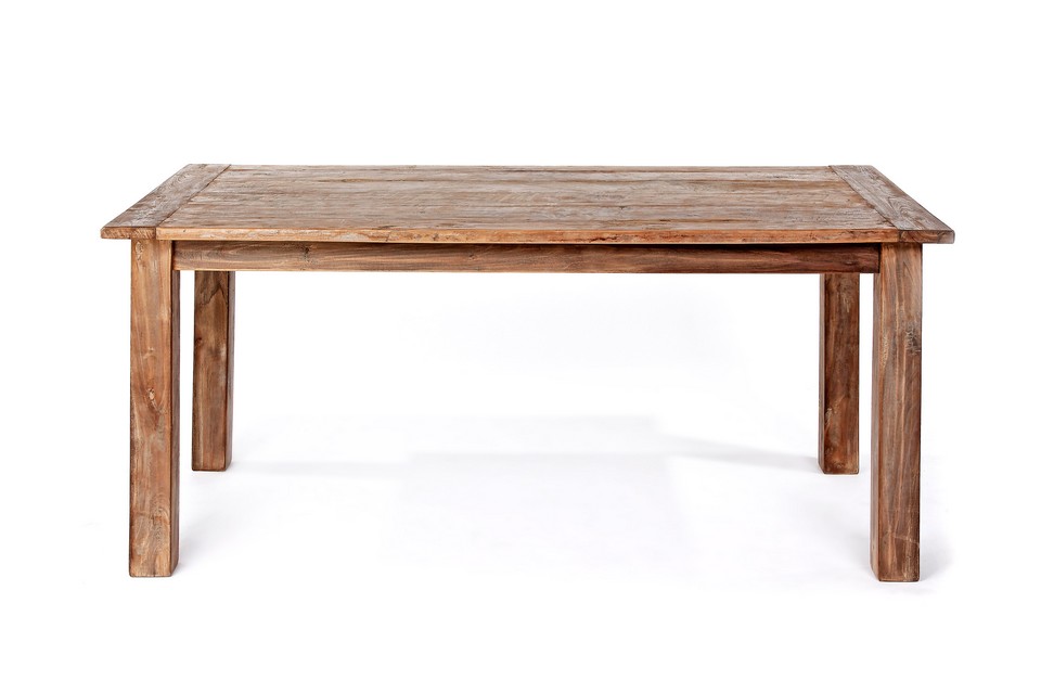 Elba Esstisch Teak rustikal 120 cm