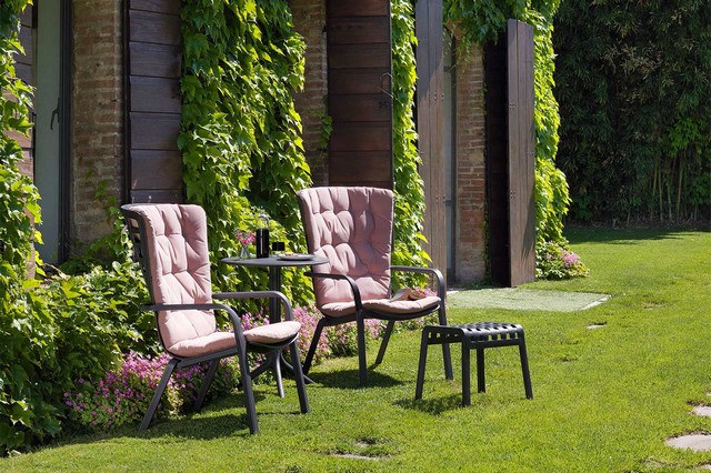 Gartensessel mit Armlehne Folio grau