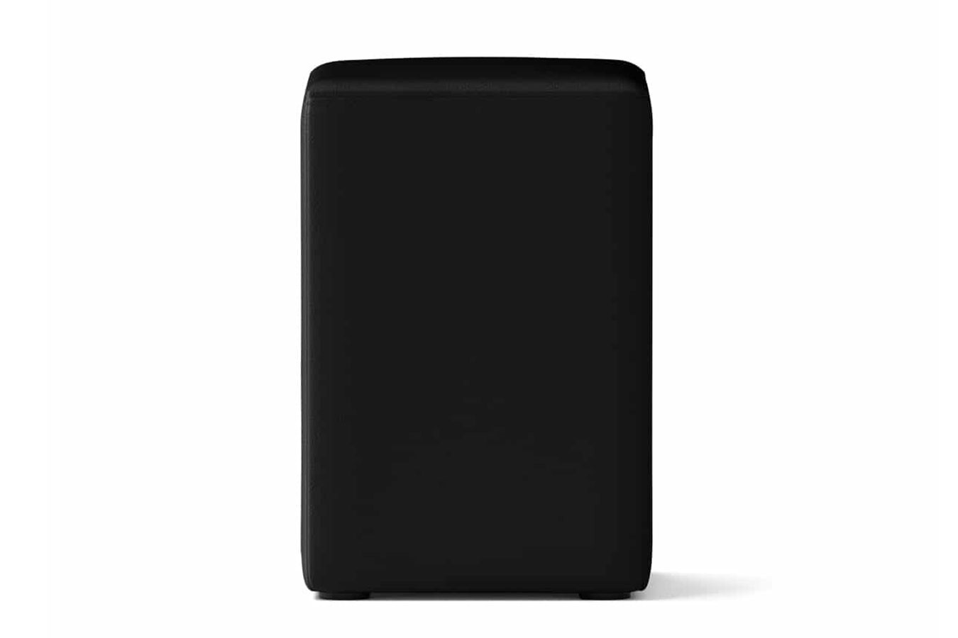 Sitzhocker Basic Leder schwarz