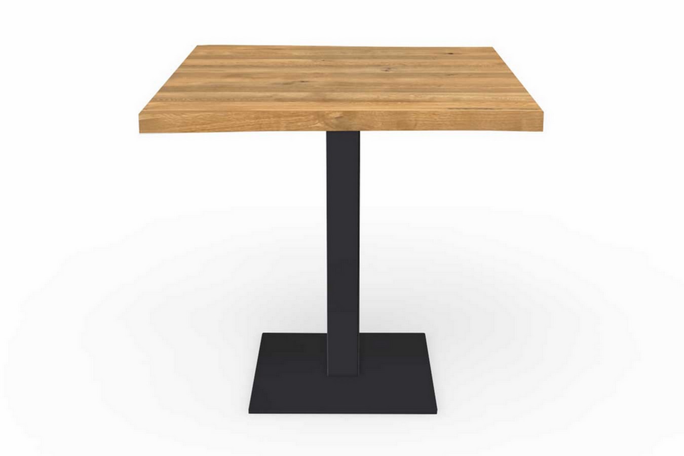 Bistrotisch Eiche Stahl 50 cm