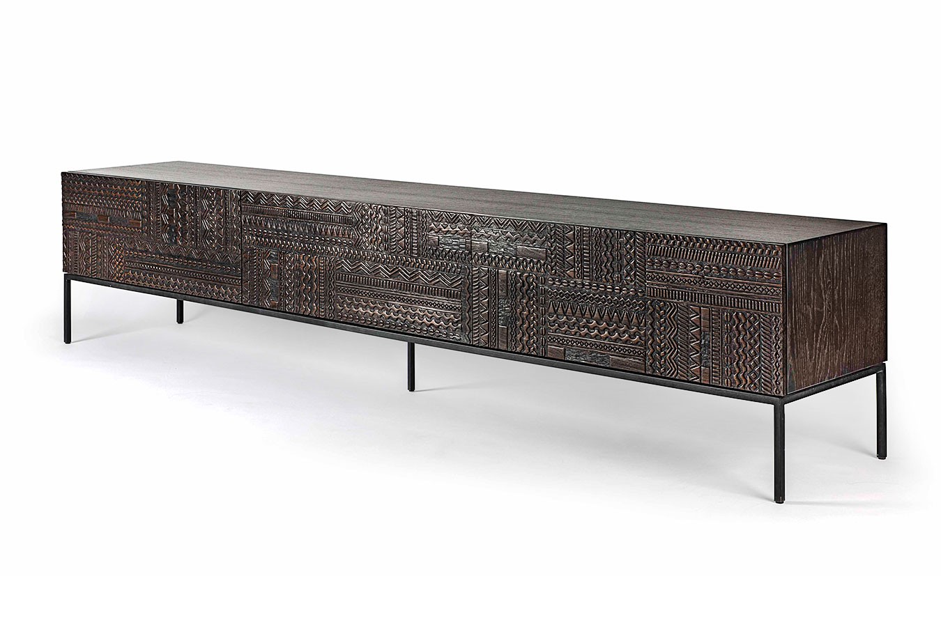 TV Board Tabwa Teak massiv B 160 cm