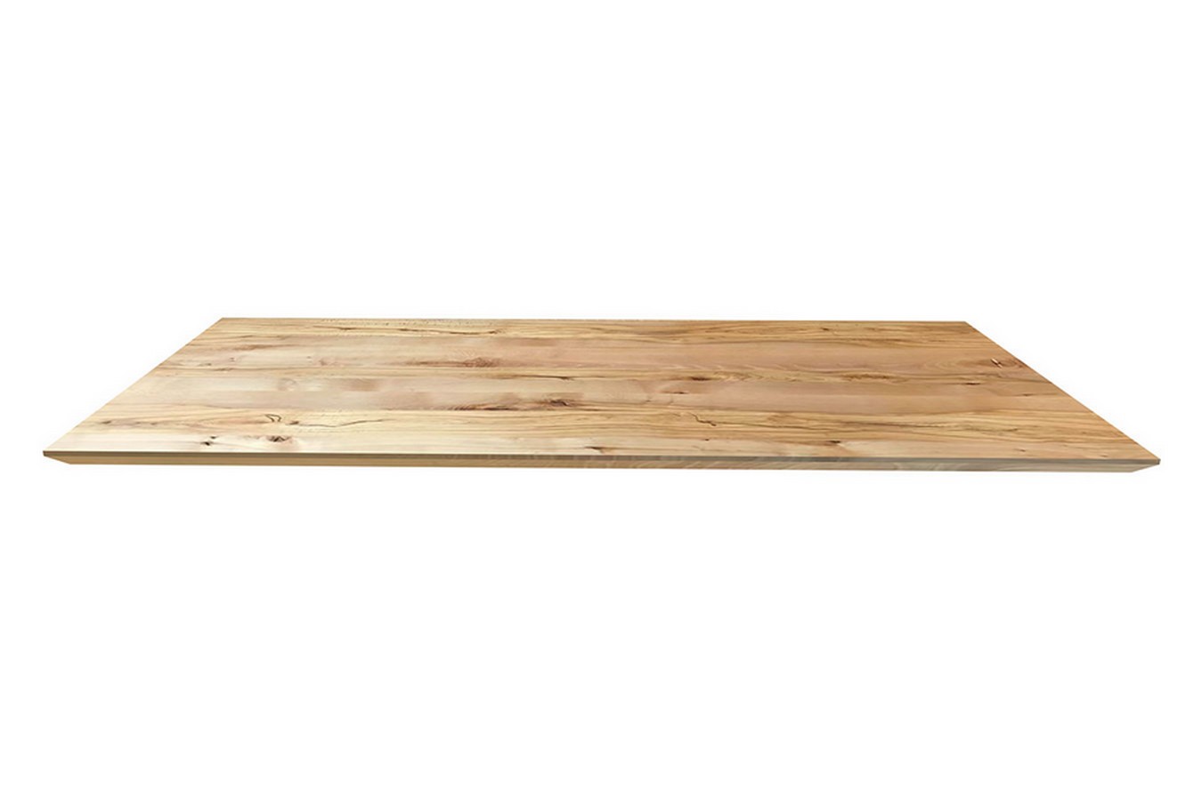 Tischplatte 4 cm Wildbuche massiv schweizer Kante extrem ab 60 cm konfigurierbar