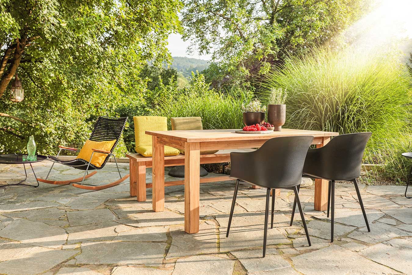 Gartentisch Arles Teak massiv 200