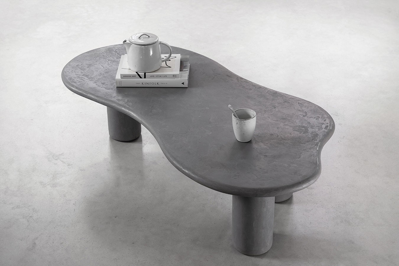 Couchtisch Curva grau B 130 cm