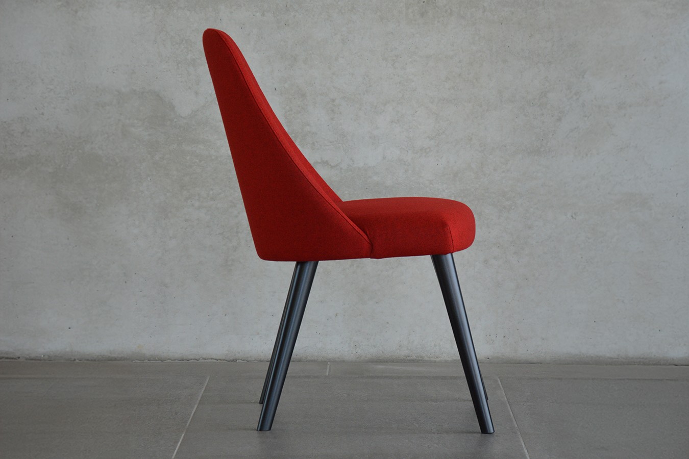 Esszimmerstuhl Flaminia Stoff rot