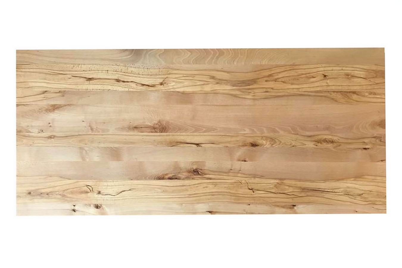 Tischplatte 3 cm Wildbuche massiv gerade Kante ab 60 cm konfigurierbar
