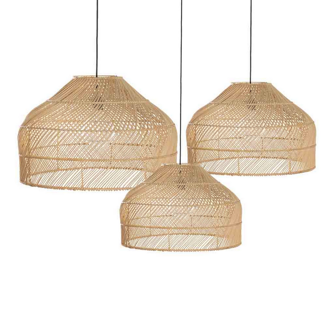 Lampenschirm Ivy Rattan natur S