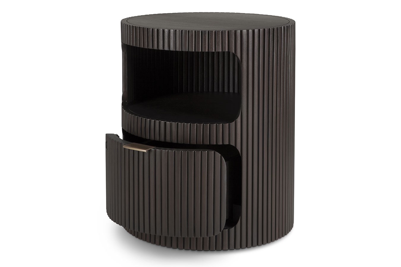 Rollcontainer Boomerang Mahagoni H 55 cm