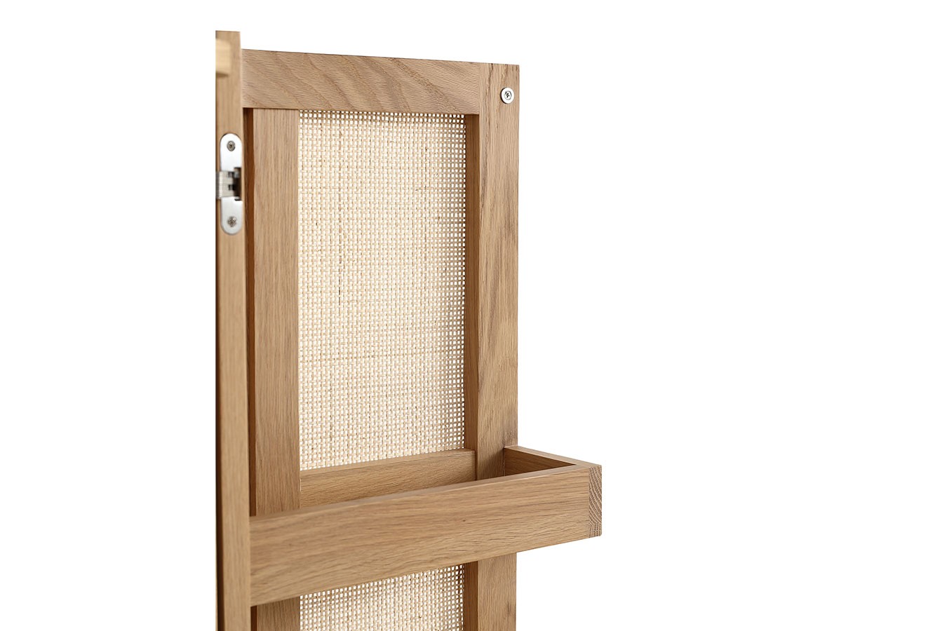 Barschrank Vienna mit Rattangeflecht H 162 cm