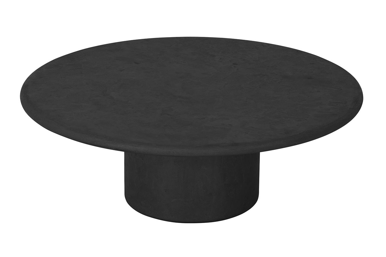 Couchtisch Silo Mortex rund schwarz
