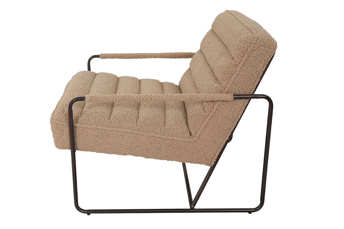 Lounge Sessel Marco Century Boucléstoff camel
