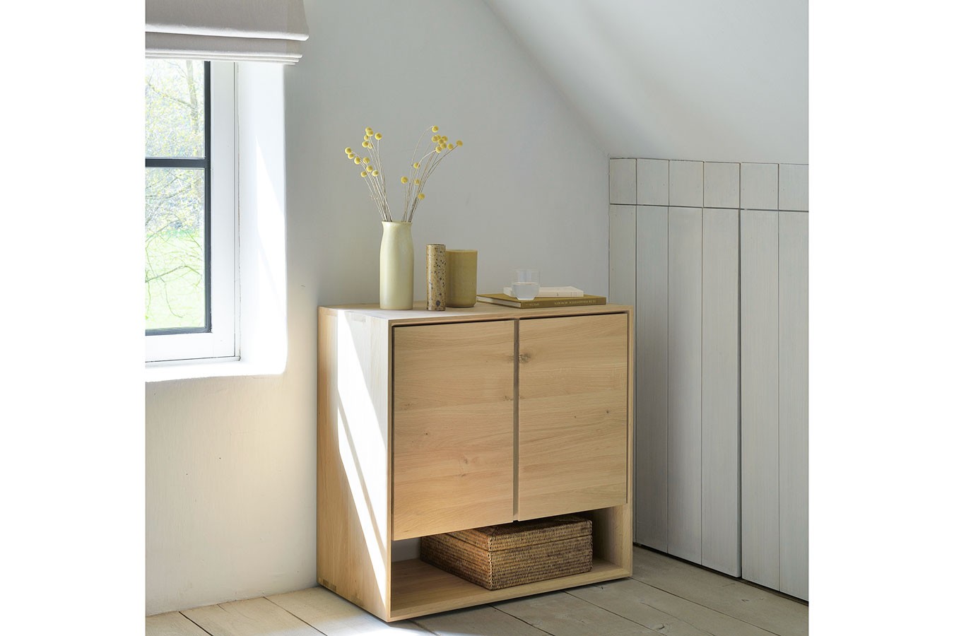 Sideboard Nordic Eiche massiv B 80 cm