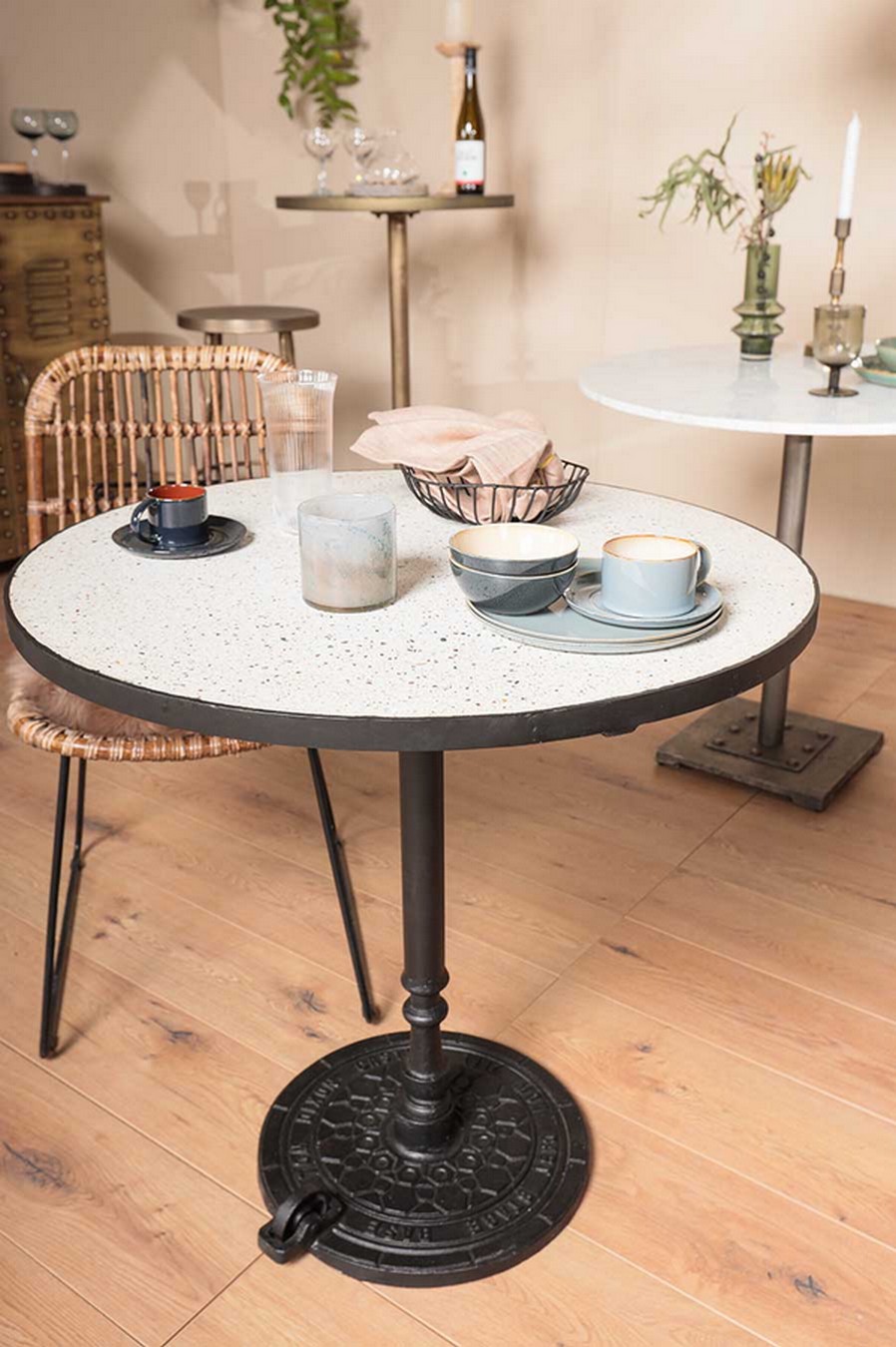 Kaffeetasse Terres de Reves beige hellblau