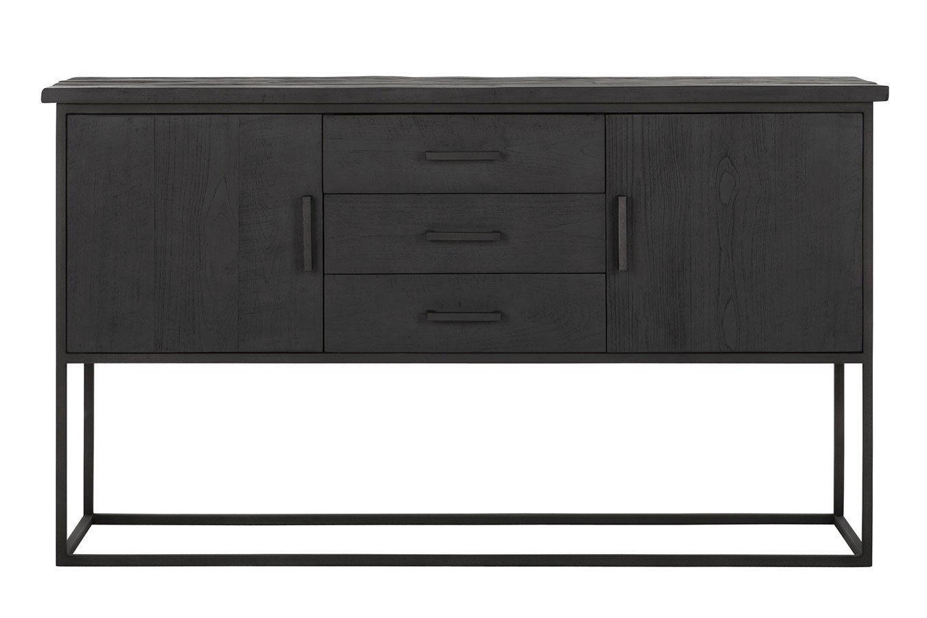 Sideboard Timeless Black Teak schwarz B 158cm