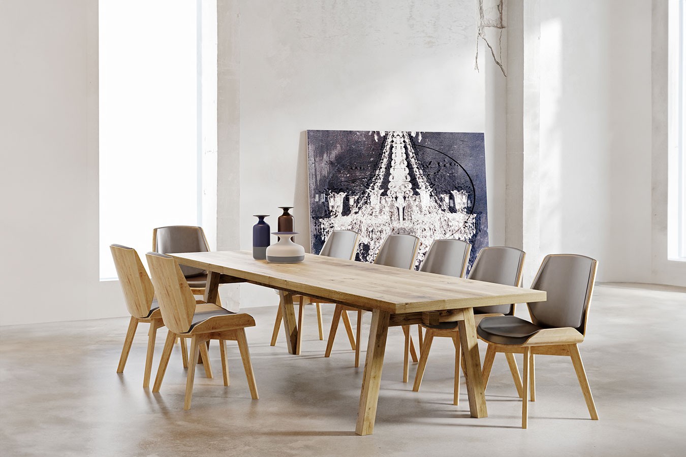 Esstisch Connor Eiche lackiert 200 *100 cm