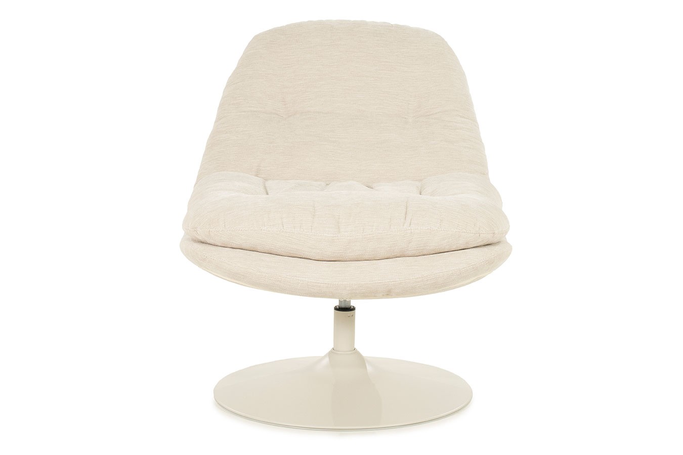 Drehsessel Tomba Velvet weiss