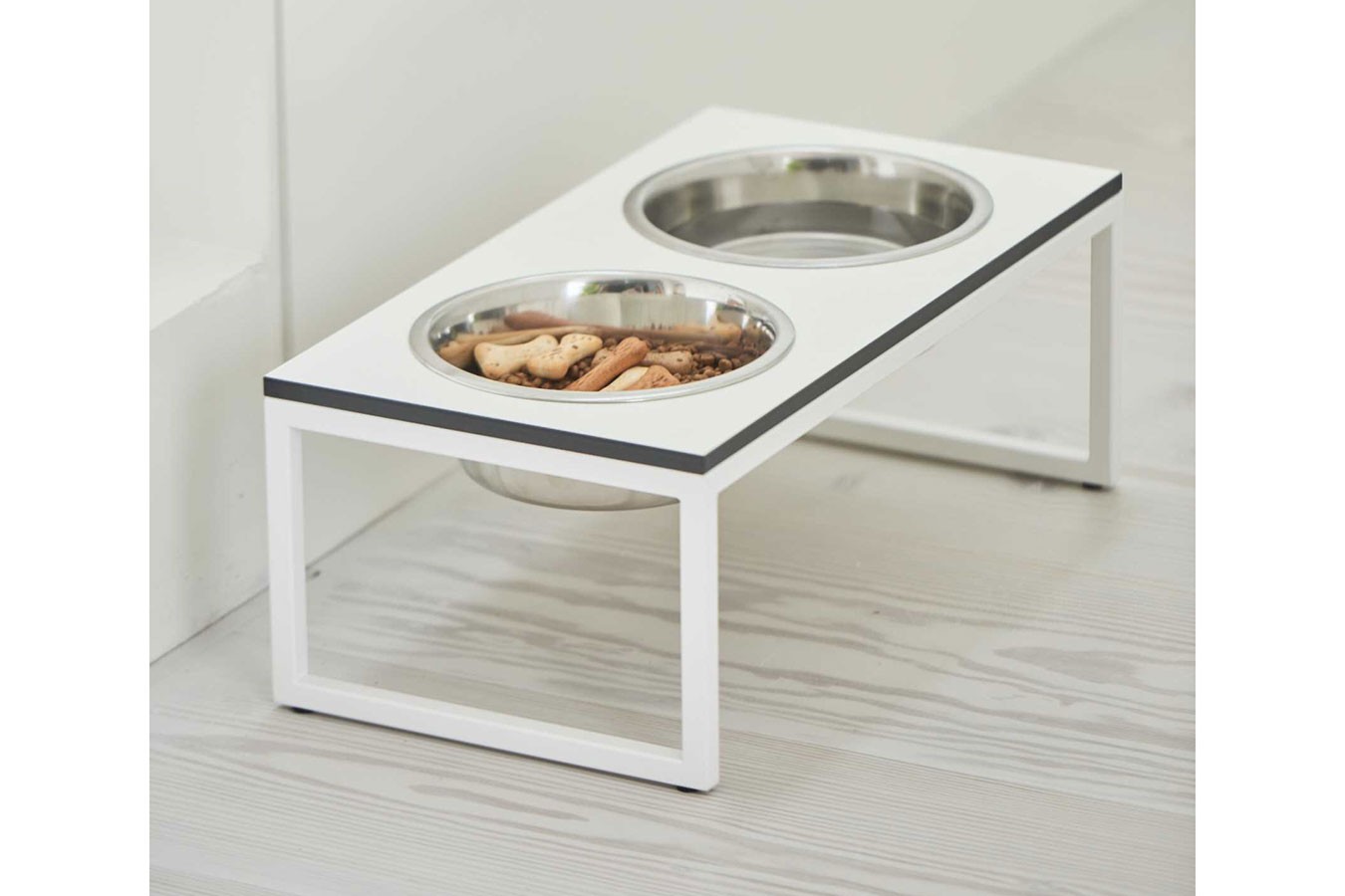 Hundenapf Dimo Design weiss weiss
