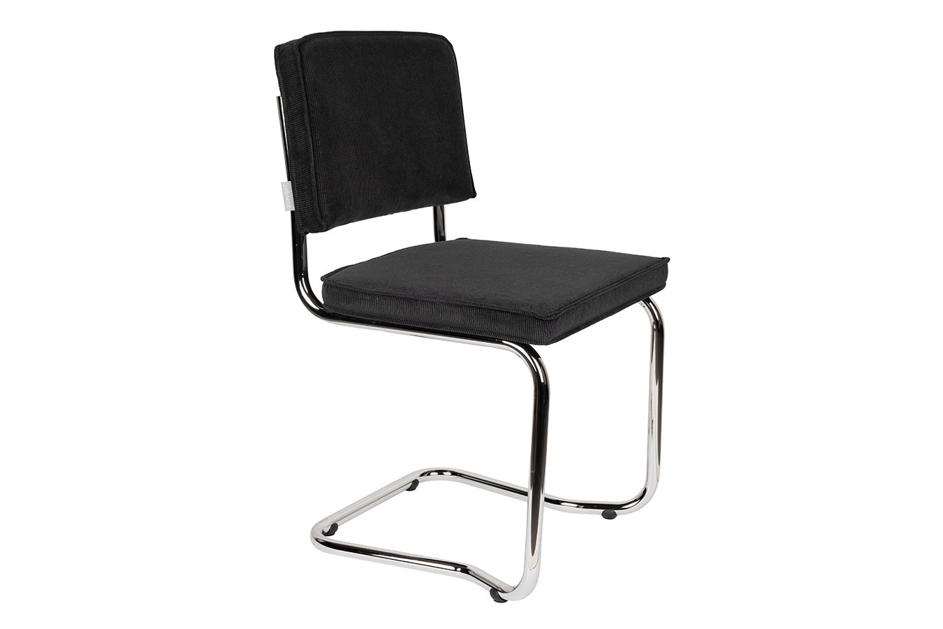 Freischwinger King Cord schwarz