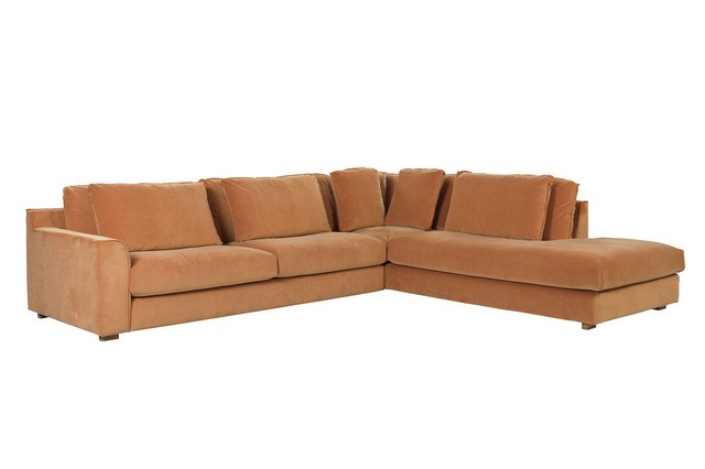 Sofa 4 Sitzer Grant Stoff bronze