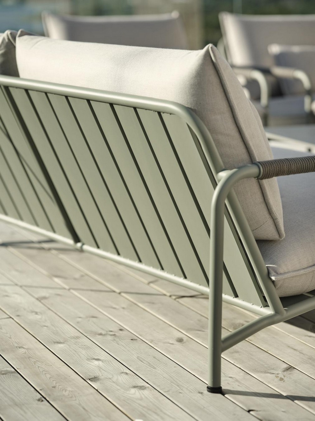 Gartensofa Lerberget 2,5-Sitzer grün