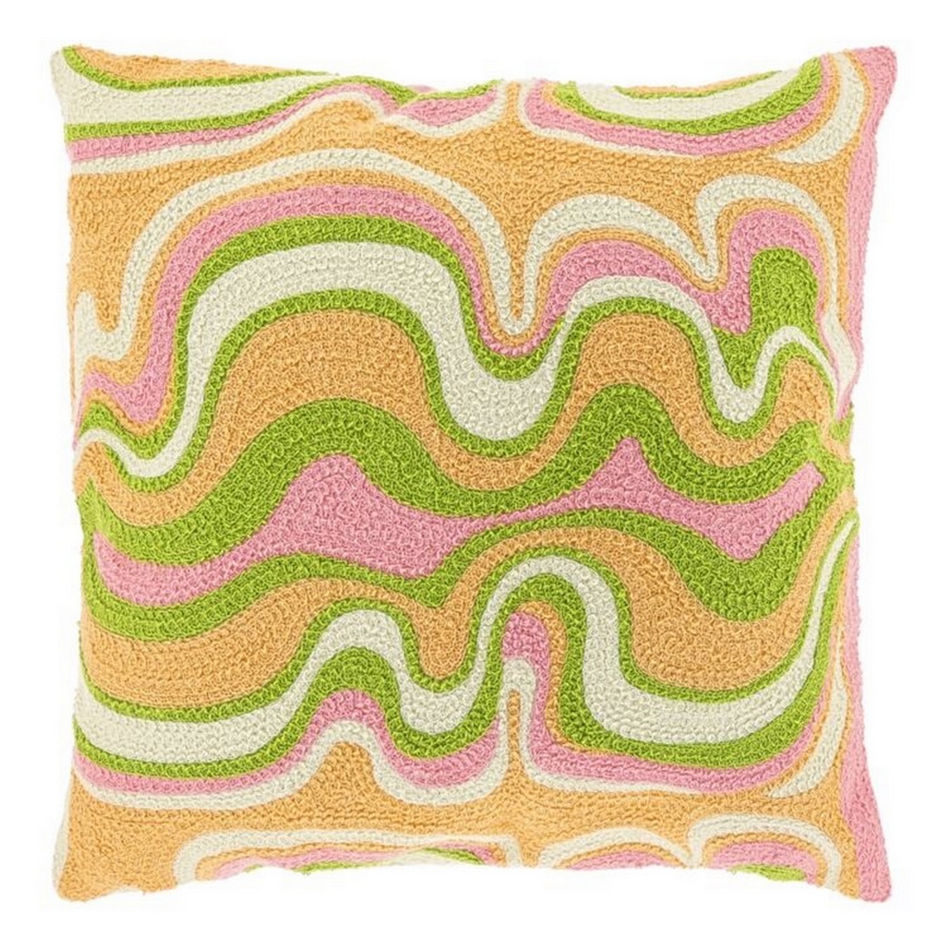 Kissen Benni rosa gelb 45*45 cm