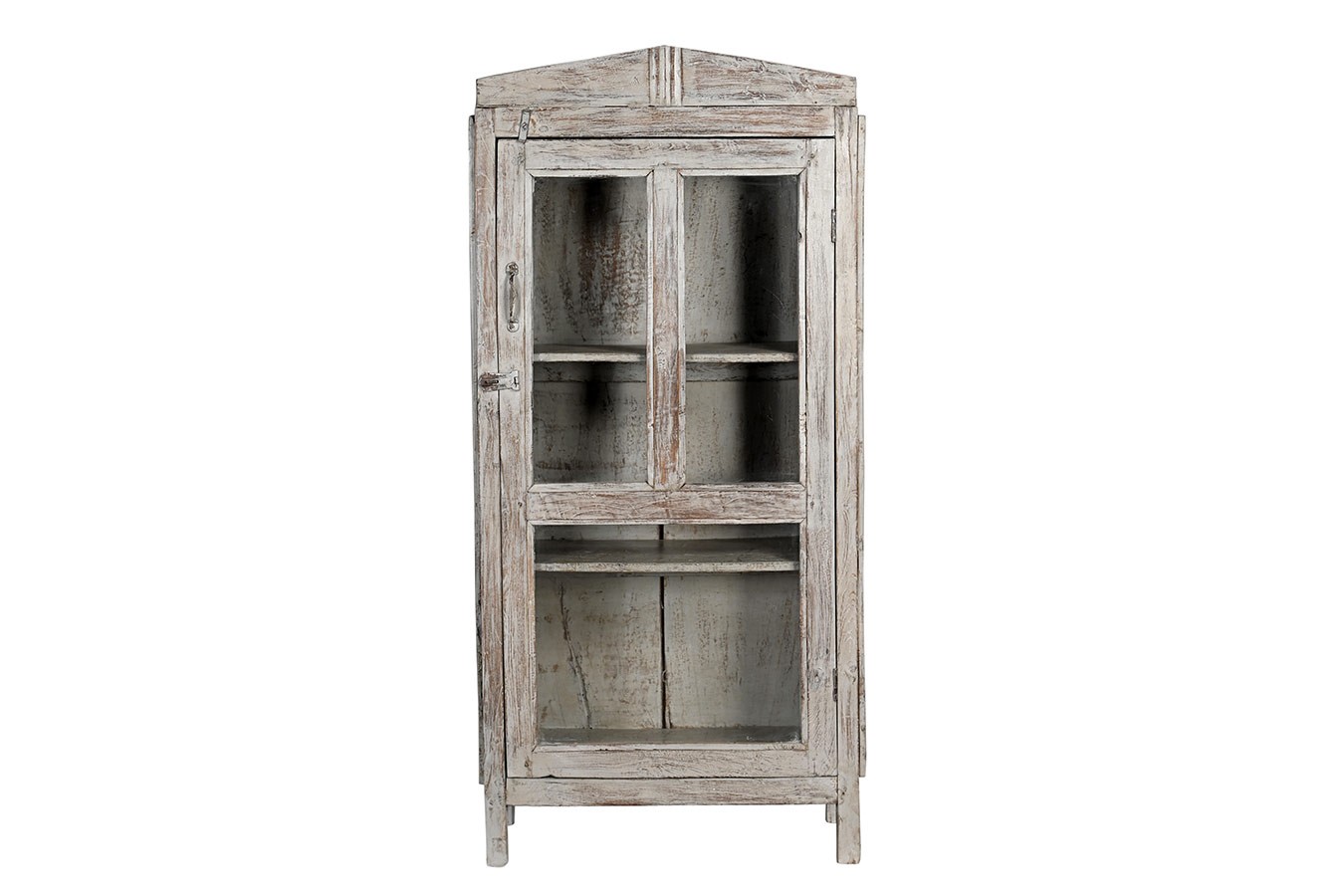 Vitrinenschrank Vintage grau