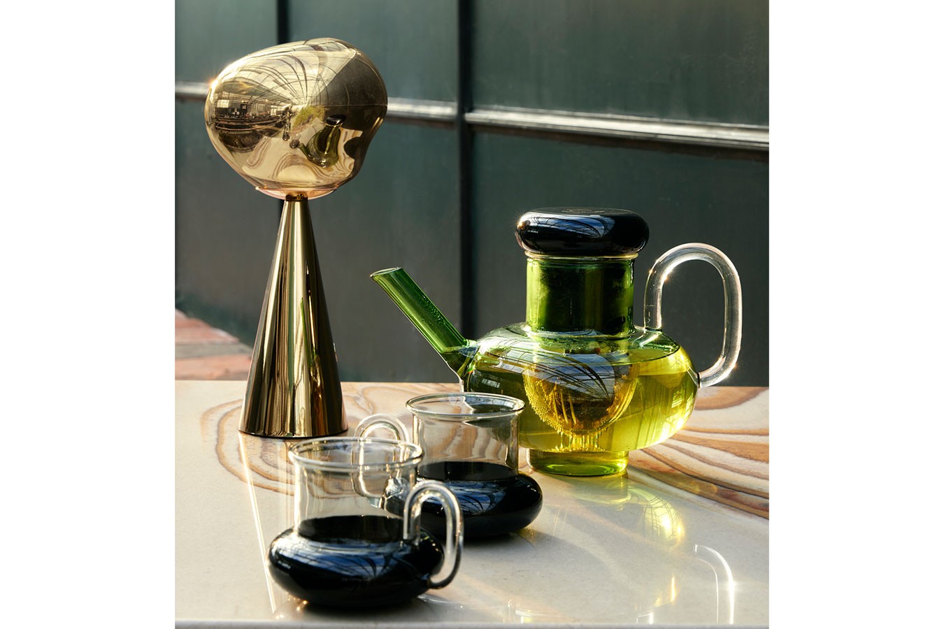 Tischlampe Melt Gold