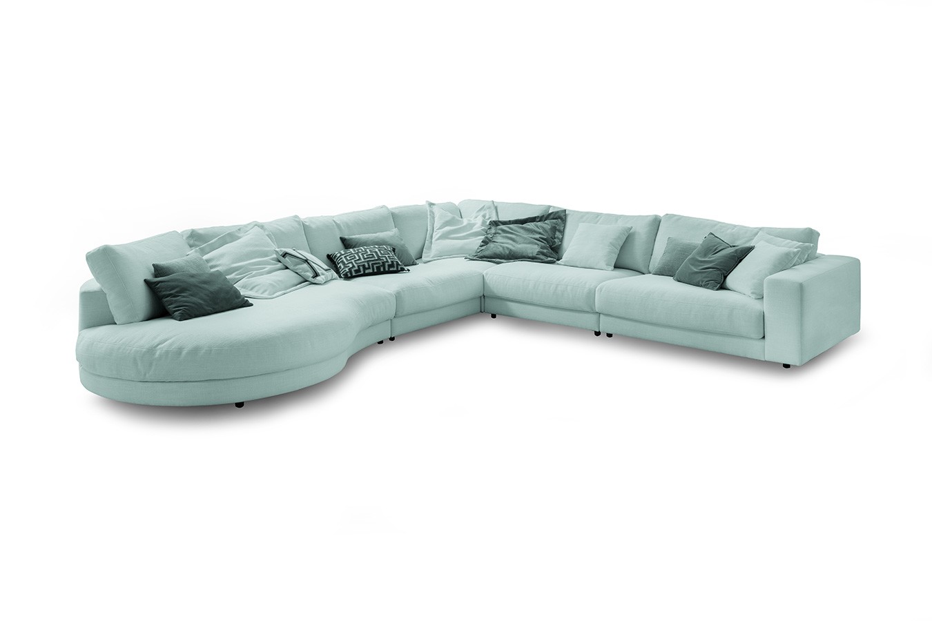 Ecksofa Downtown Stoff