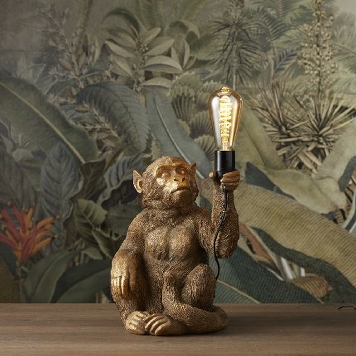 Tischlampe Monkey sitzend
