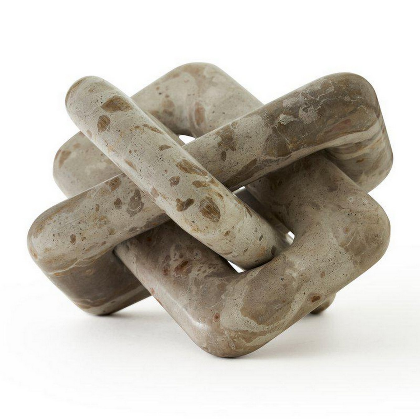 Dekoobjekt Knot Marmor greige