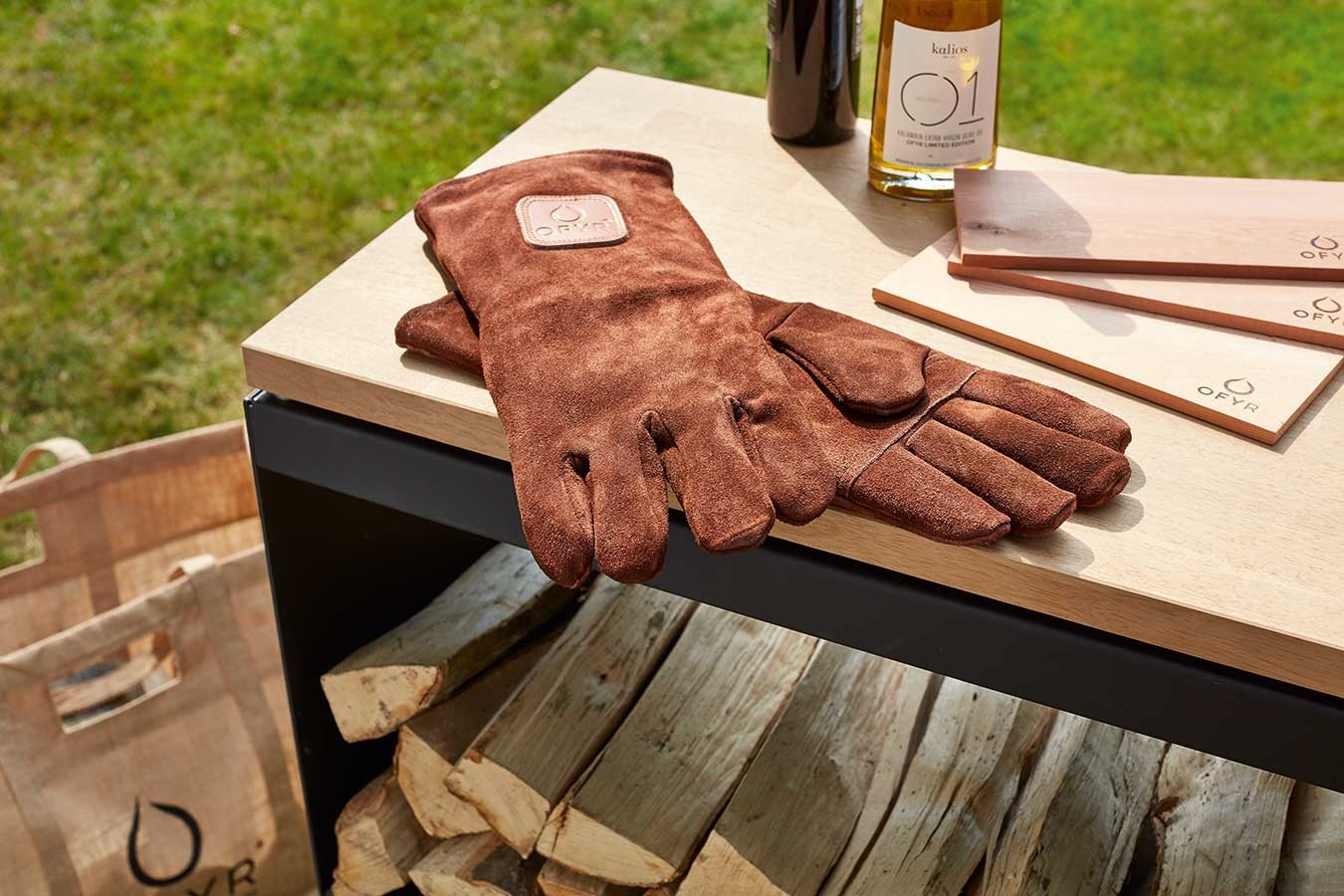 Ofyr Grillhandschuhe schwarz