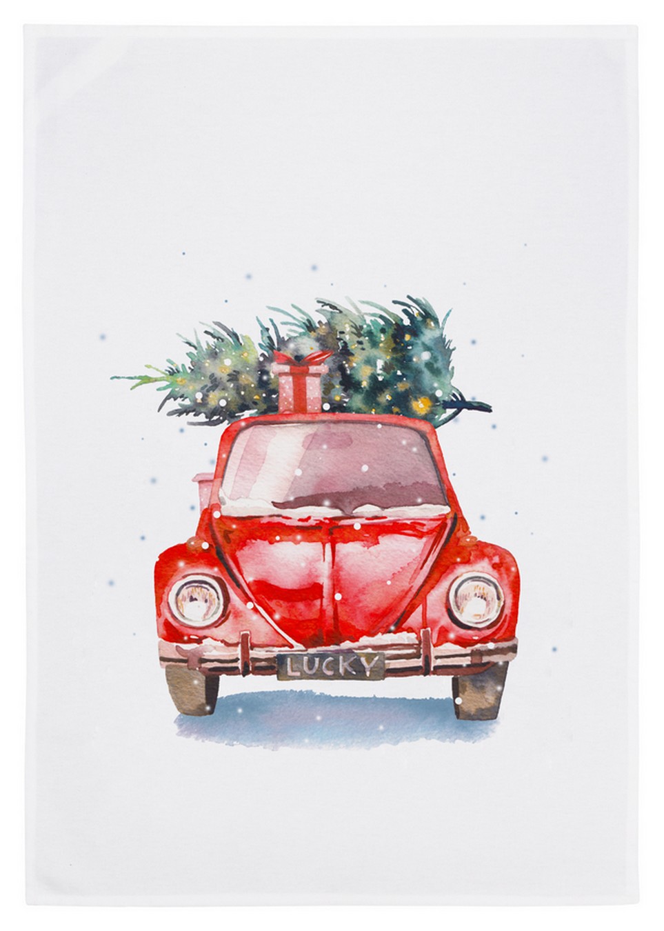 Geschirrtuch Weihnachtsfahrt