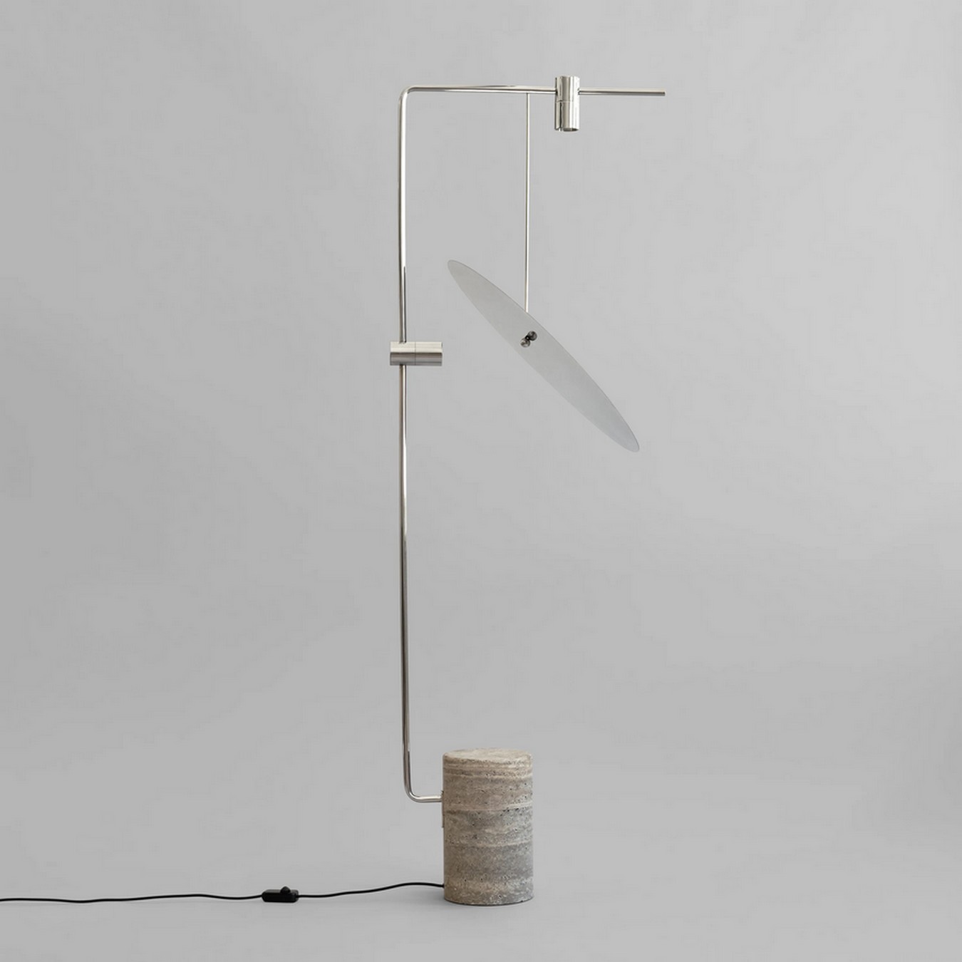 Stehlampe The Moon chrom H 188 cm