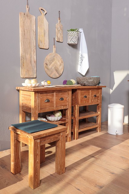 Konsolentisch Loft Teakholz B 75 cm