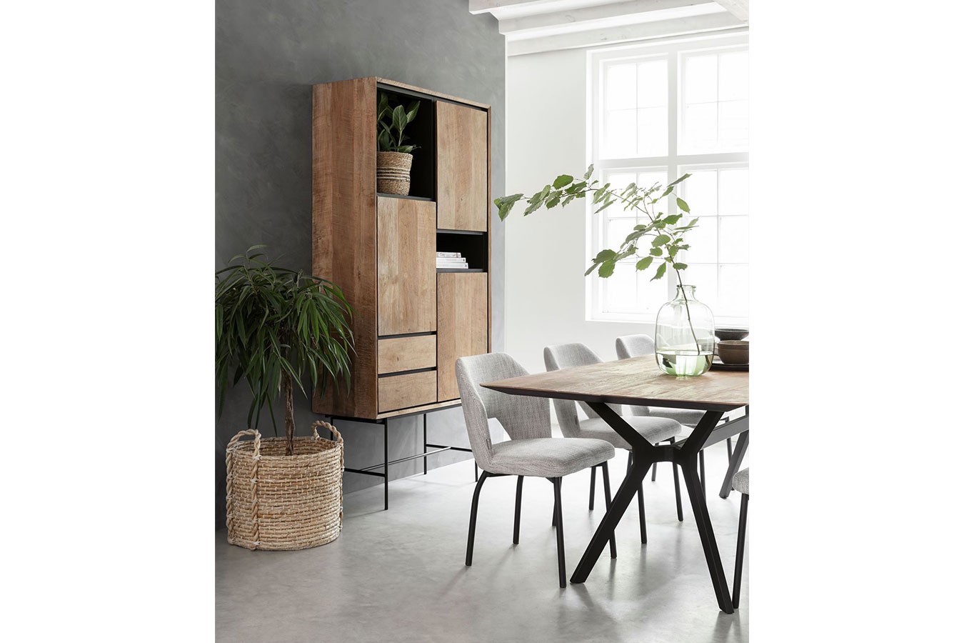 Regal Metropole Teak H 210 cm