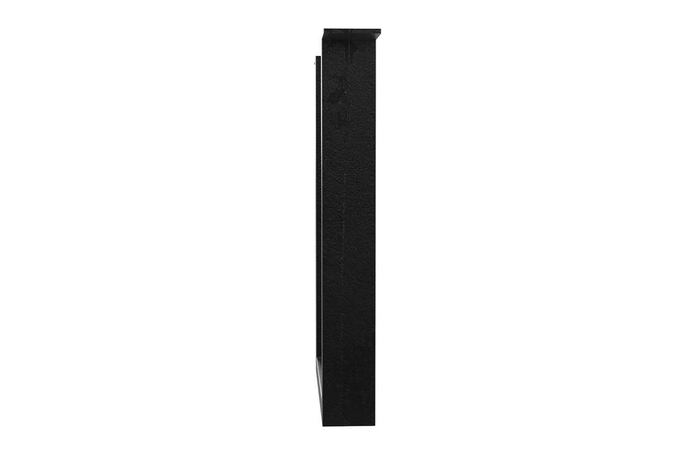 Tischkufe 2er Set Rohstahl schwarz 71