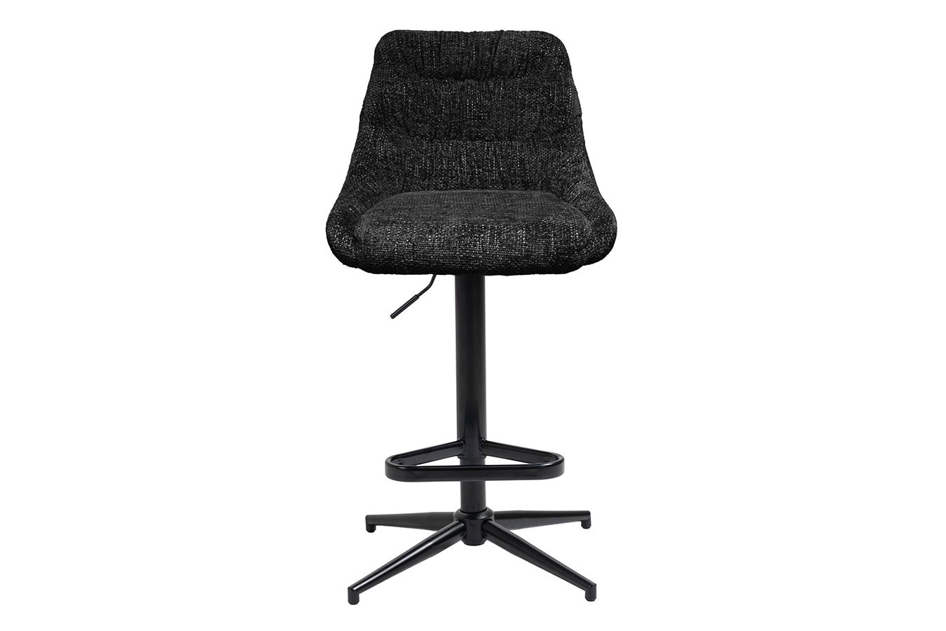 Barhocker Dexter Stoff grau