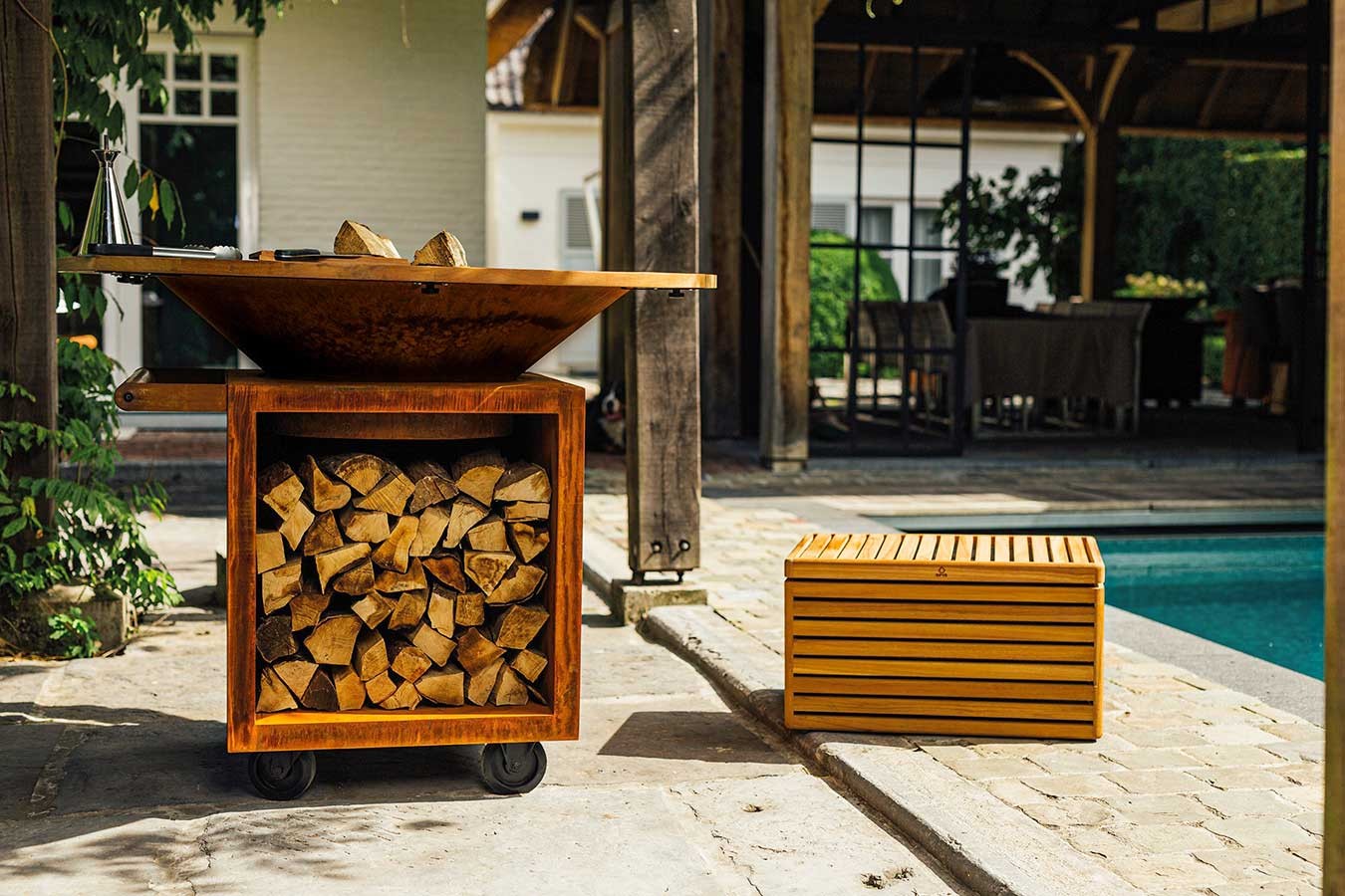 Ofyr Kühlbox Teakholz