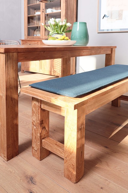 Esstisch Loft Teakholz massiv 200 cm