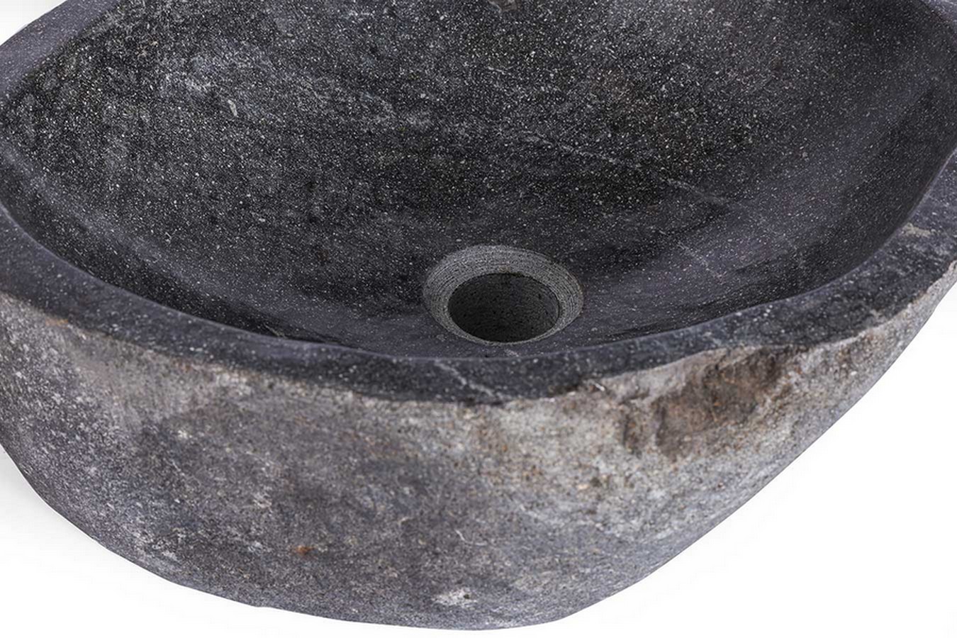 Waschbecken Kiesel oval medium