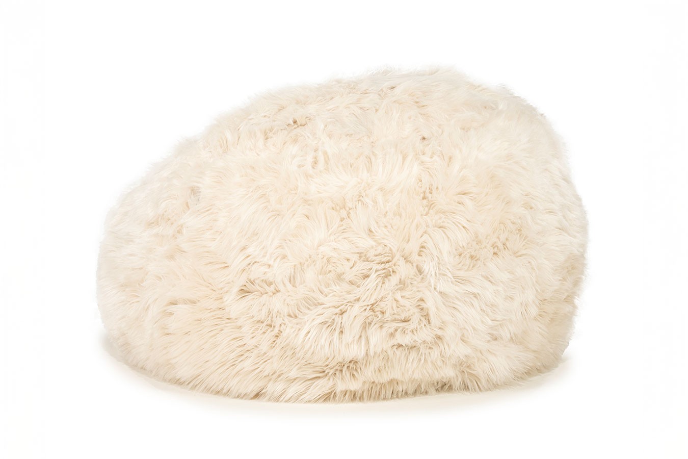 Sitzsack Snuzzle Kunstfell weiss