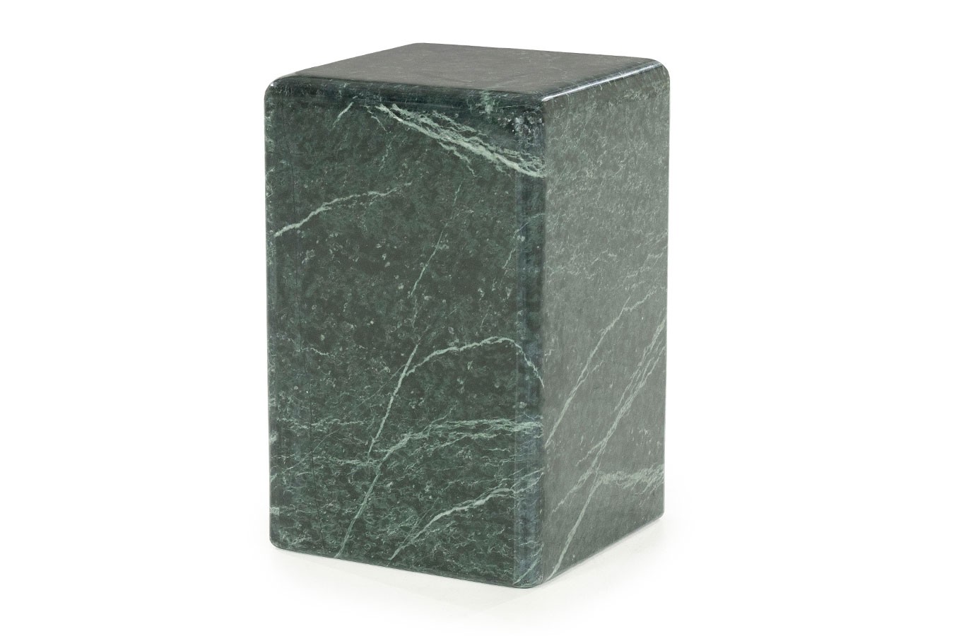 Beisteller Cube Marmor grün