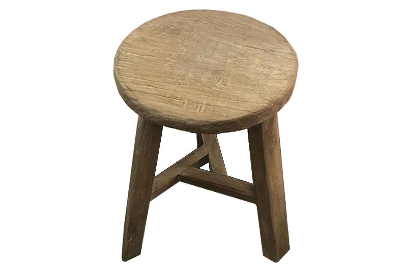 Hocker Vintage natur