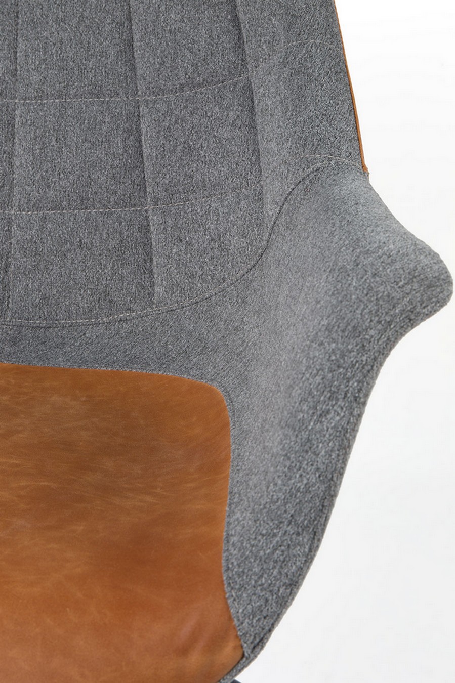 Bürostuhl Doulton Stoff grau