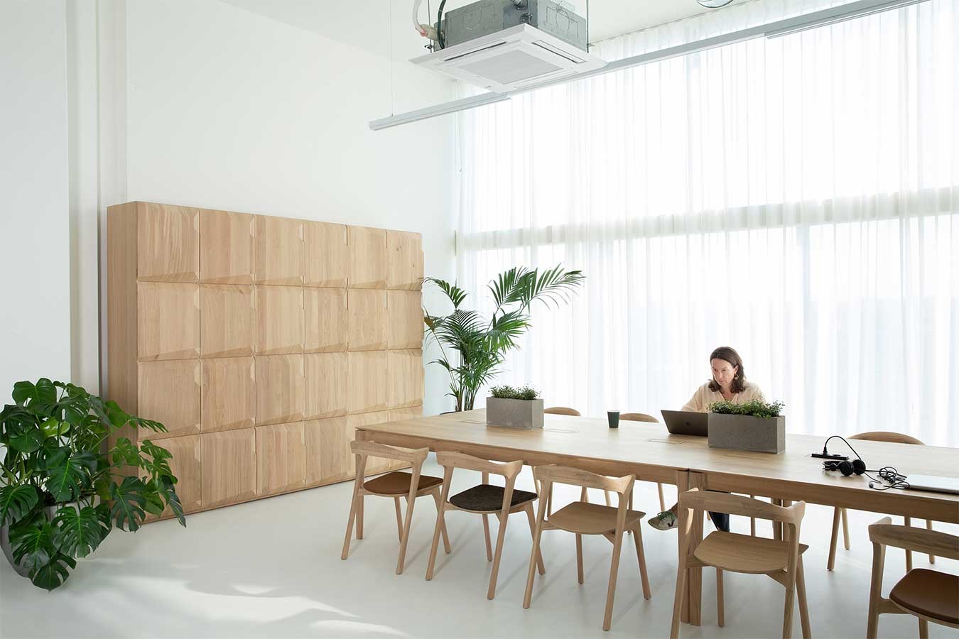 Konferenztisch Bok Cowork Desk  Eiche natur B 240 cm