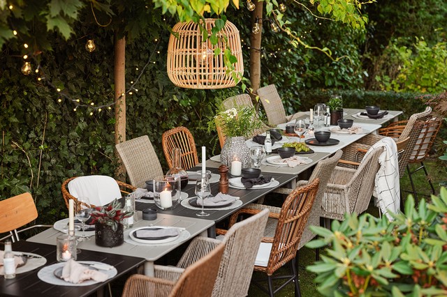 Gartenstuhl mit Auflage Midway beige