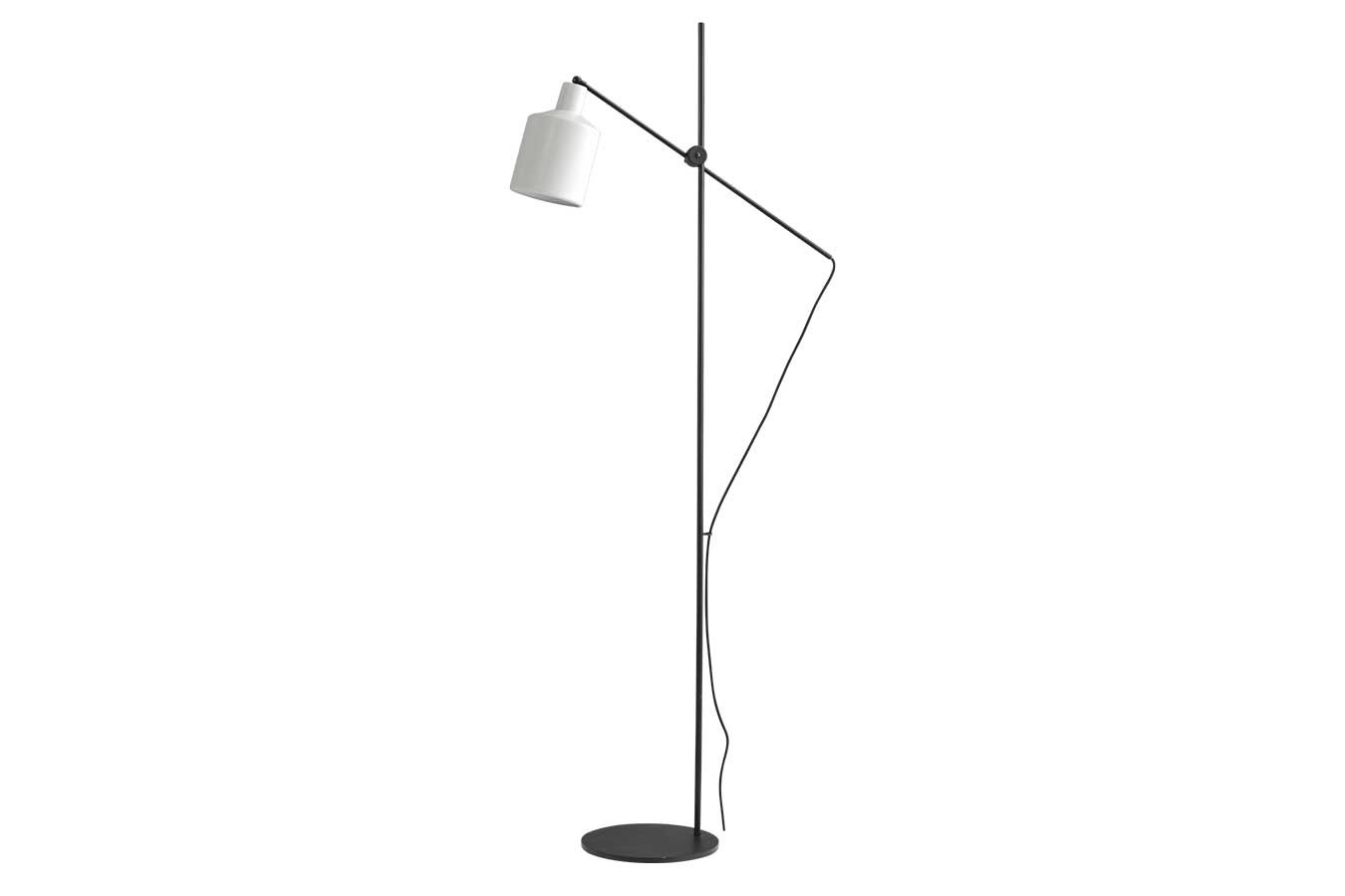 Stehlampe Boo weiß schwarz